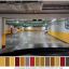 Подземный паркинг желтый гладкий пол для съемок 9