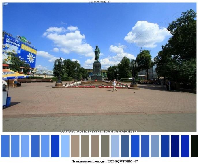Пушкинская площадь для съемок 6