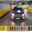 Подземный паркинг желтый гладкий пол для съемок 15