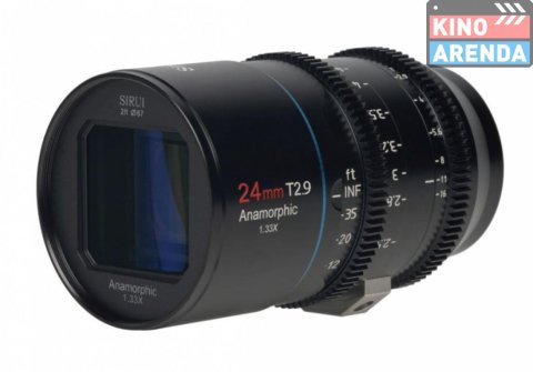 <h1>Sirui MARS 24mm t/2.9 Anamorphic 1.33x Lens (MFT) в прокат</h1> 0