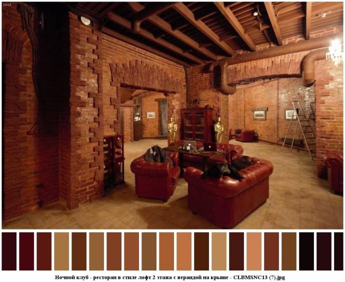 Ночной клуб - ресторан в стиле лофт 2 этажа с верандой на крыше для съемок 6