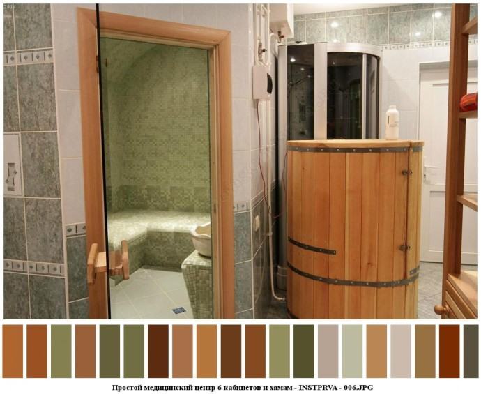 Простой медицинский центр 6 кабинетов и хамам для съемок 5