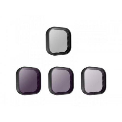 <h1>Фильтры Telesin GP-FLT-903 для GoPro HERO 11,10,9 Black набор из CPL,ND8,ND16,ND32</h1> 0