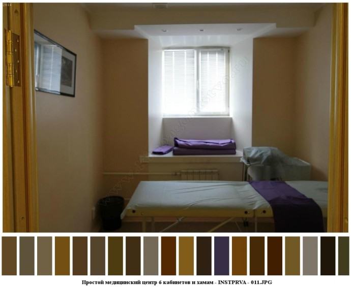 Простой медицинский центр 6 кабинетов и хамам для съемок 10