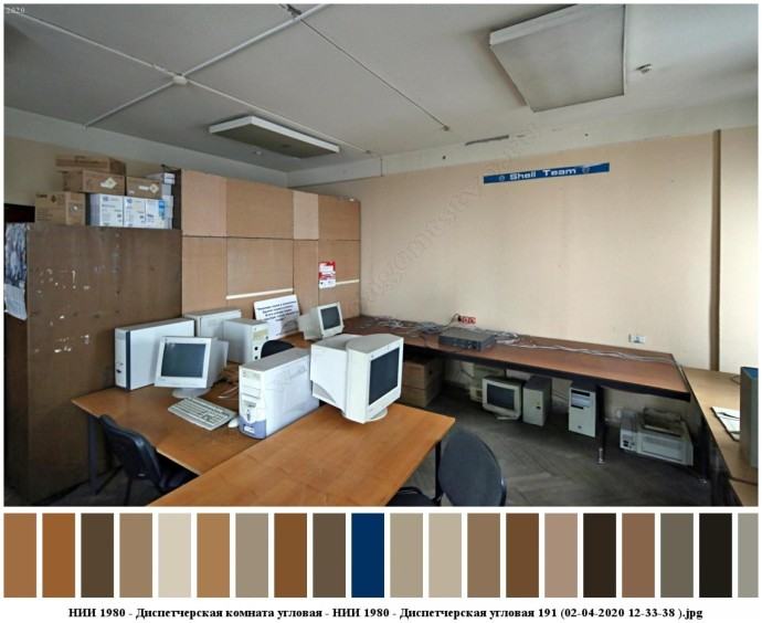 Нии 1980 - диспетчерская комната угловая для съемок 1