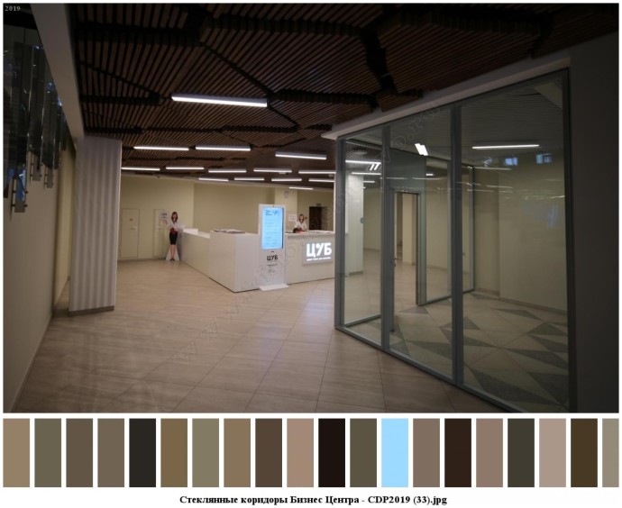 Стеклянные коридоры бизнес центра для съемок 0