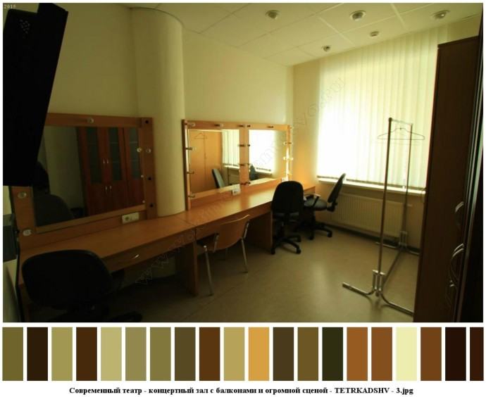 Современный театр - концертный зал с балконами и огромной сценой для съемок 2