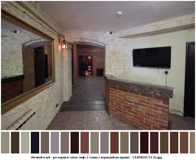 Ночной клуб - ресторан в стиле лофт 2 этажа с верандой на крыше для съемок 2