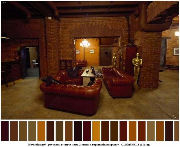 Ночной клуб - ресторан в стиле лофт 2 этажа с верандой на крыше для съемок 9