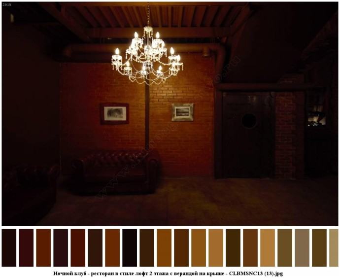Ночной клуб - ресторан в стиле лофт 2 этажа с верандой на крыше для съемок 11