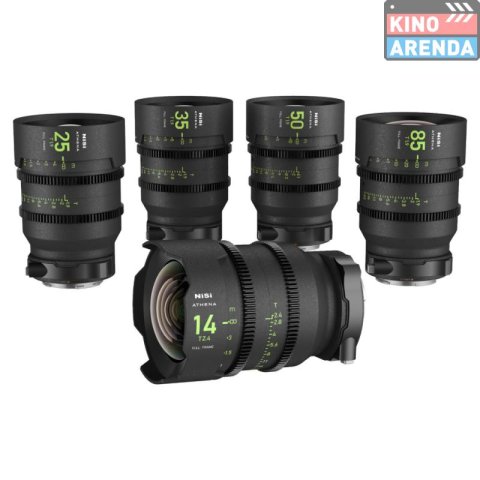 <h1>NiSi ATHENA PRIME 14/25/35/50/85mm T2.4/1.9 (L) в прокат</h1> 0