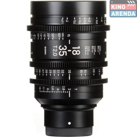 <h1>Sigma 18-35mm T2 High-Speed Zoom Lens (PL) в прокат</h1> 1
