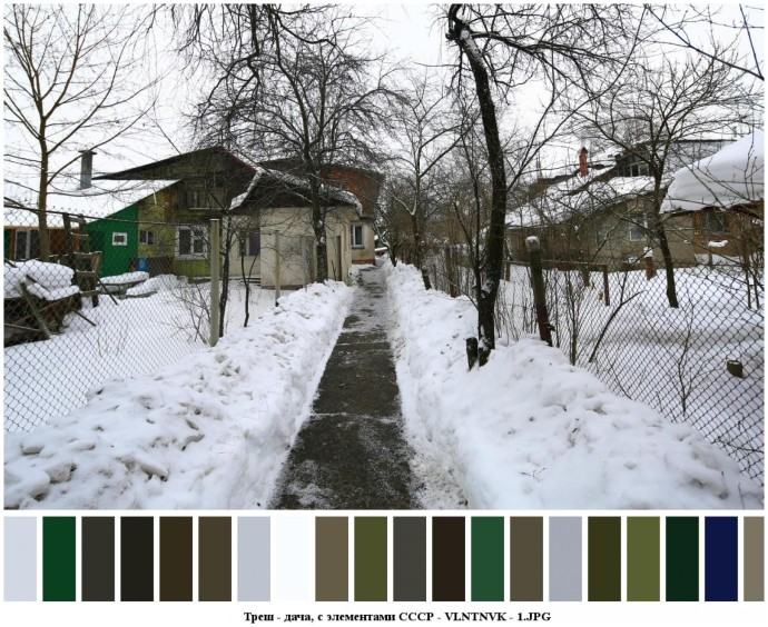 Треш - дача, с элементами ссср для съемок 0