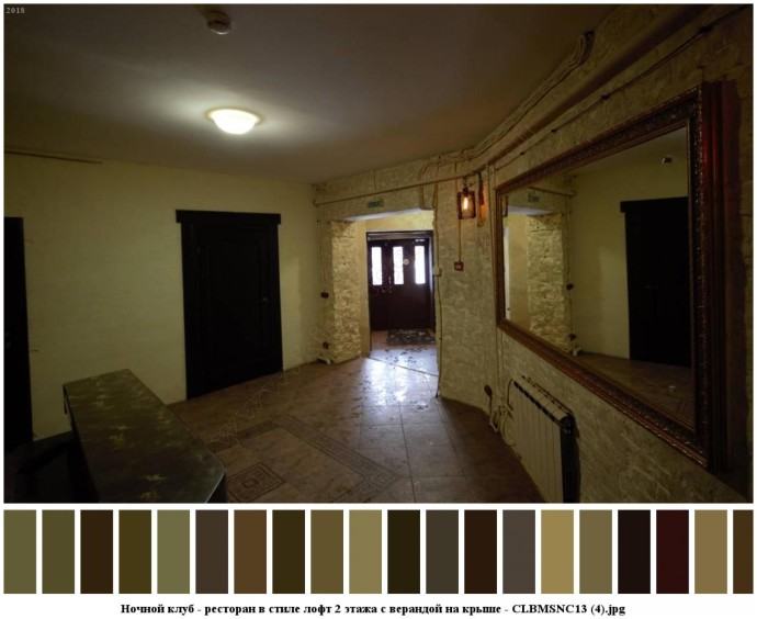Ночной клуб - ресторан в стиле лофт 2 этажа с верандой на крыше для съемок 3