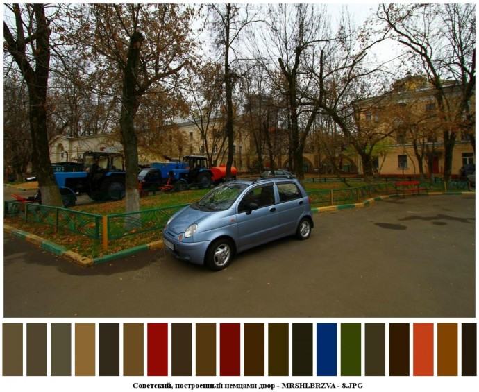 Советский, построенный немцами двор для съемок 13
