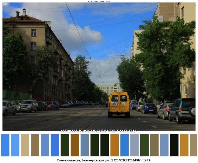 Таможенная ул, золоторожская ул для съемок 1